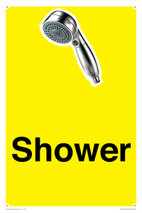 Shower Dementia Friendly Yellow 
